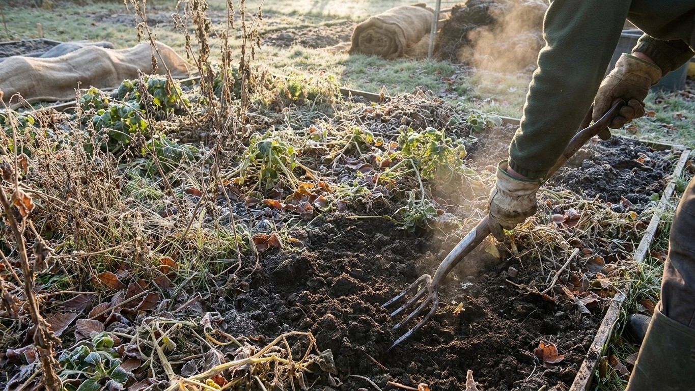 Préparer le potager pour l'hiver : les gestes essentiels avant le gel