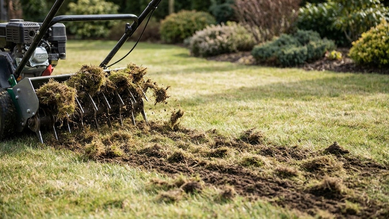 Scarifier le gazon : pourquoi, quand et comment procéder correctement