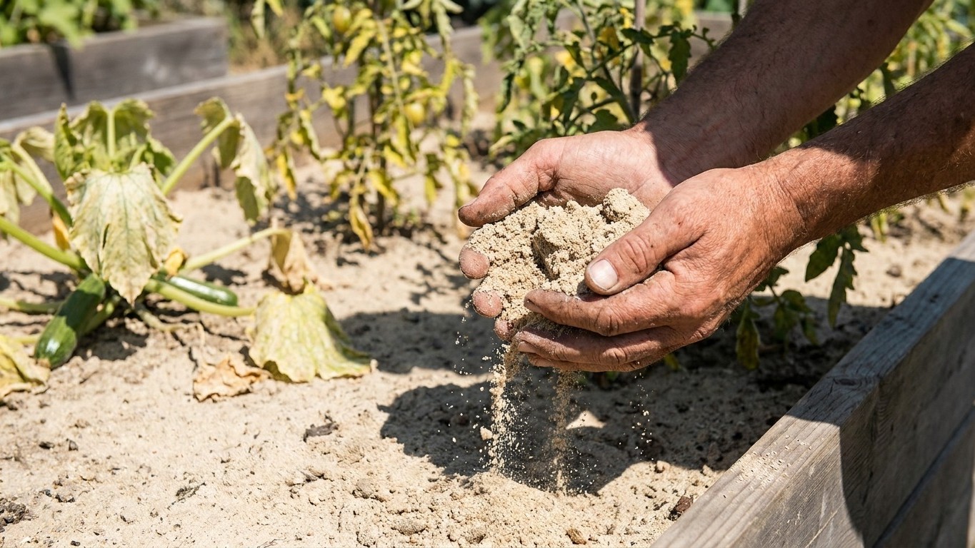 Sol sableux au potager : que faire pour retenir l'eau et les nutriments