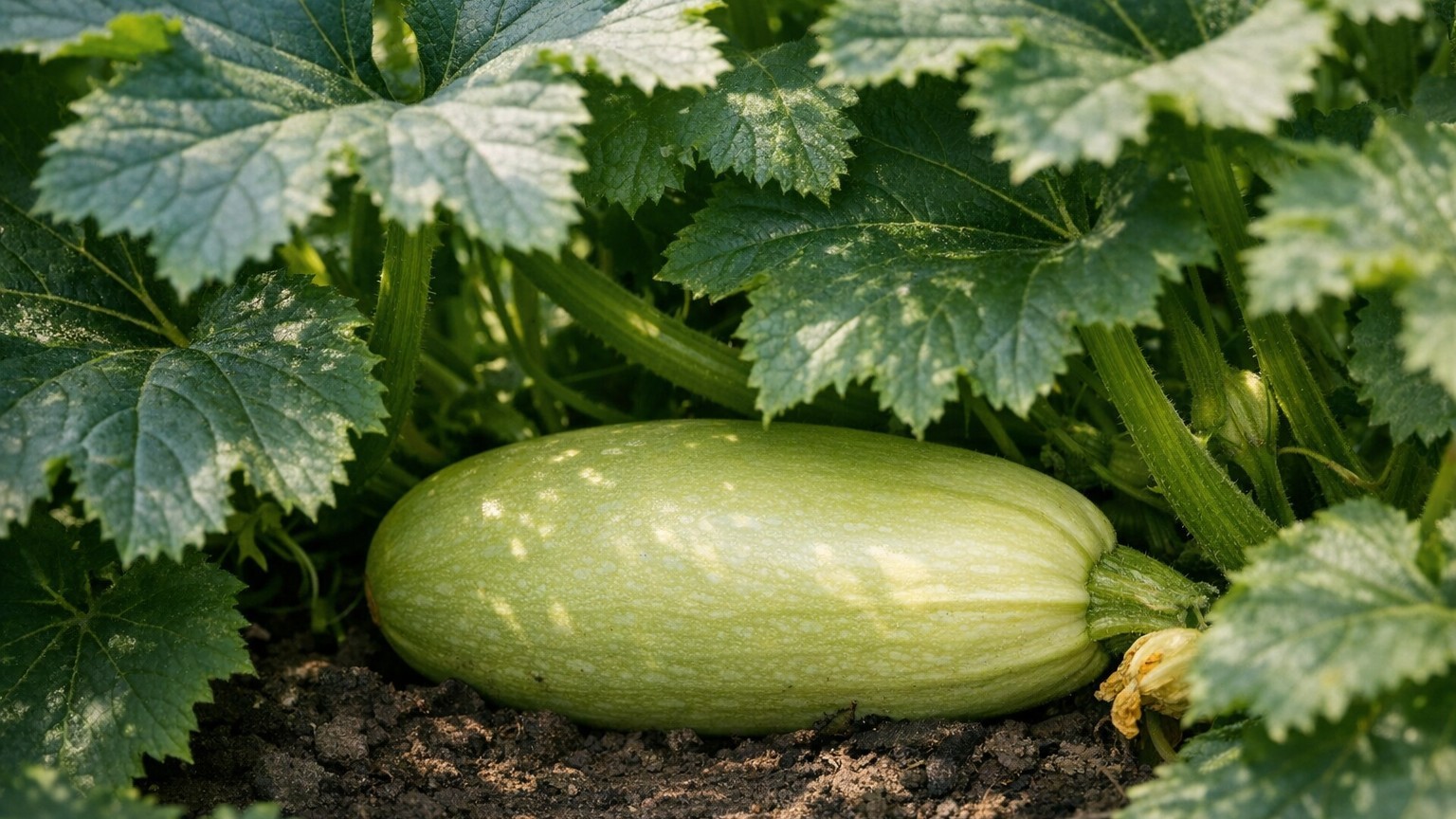 Cette courgette oubliée qui grossit sur le pied est la raison pour laquelle vos plants ne produisent plus rien en juin