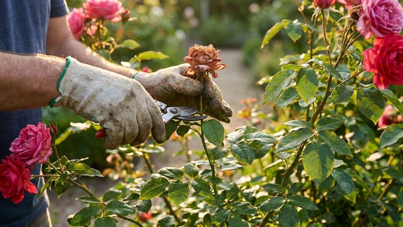 Couper les roses fanées sur le rosier : technique et bénéfices pour la floraison