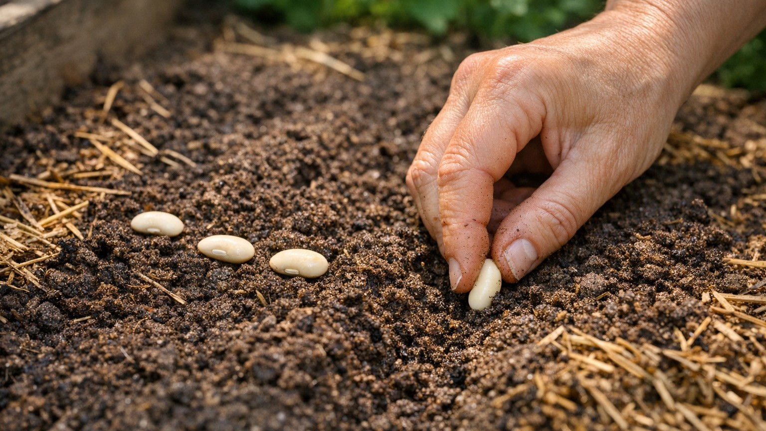Depuis que je sème mes haricots et mes carottes fin juin, je récolte en septembre sans arroser tous les jours : le secret ...