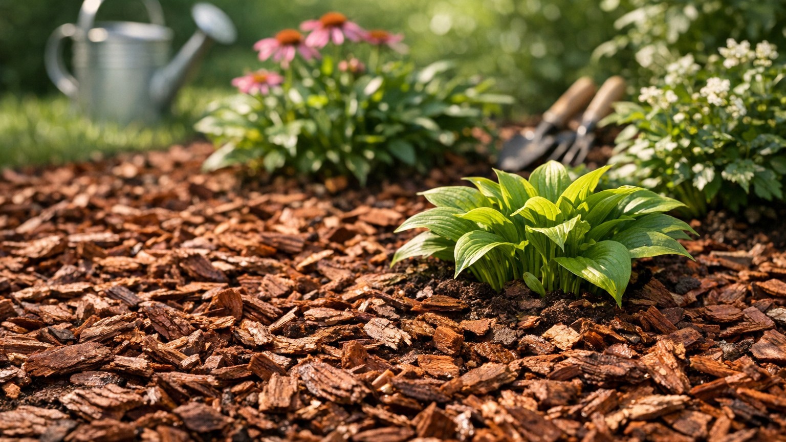 Écorces de paillage : avantages, types et applications au jardin