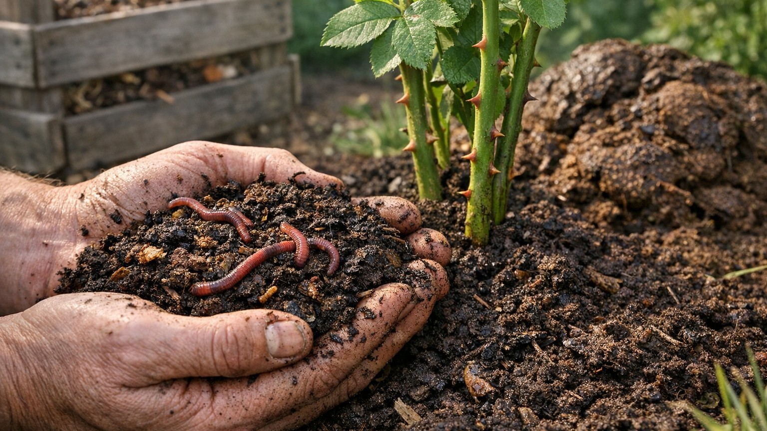 Quel engrais naturel pour les rosiers : fumier, compost et solutions bio