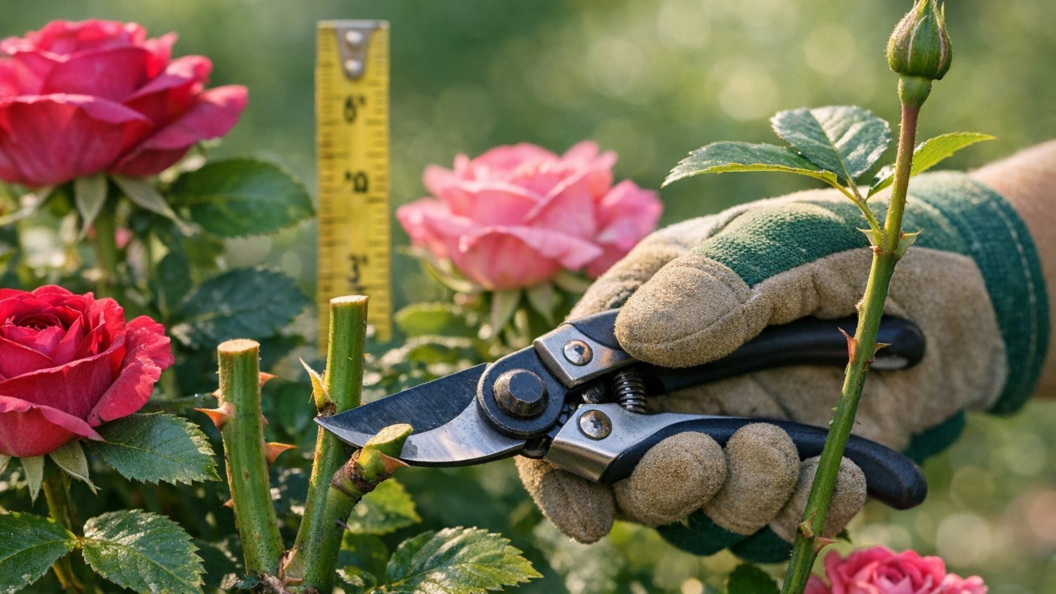 À quelle hauteur tailler les rosiers pour une floraison optimale ?