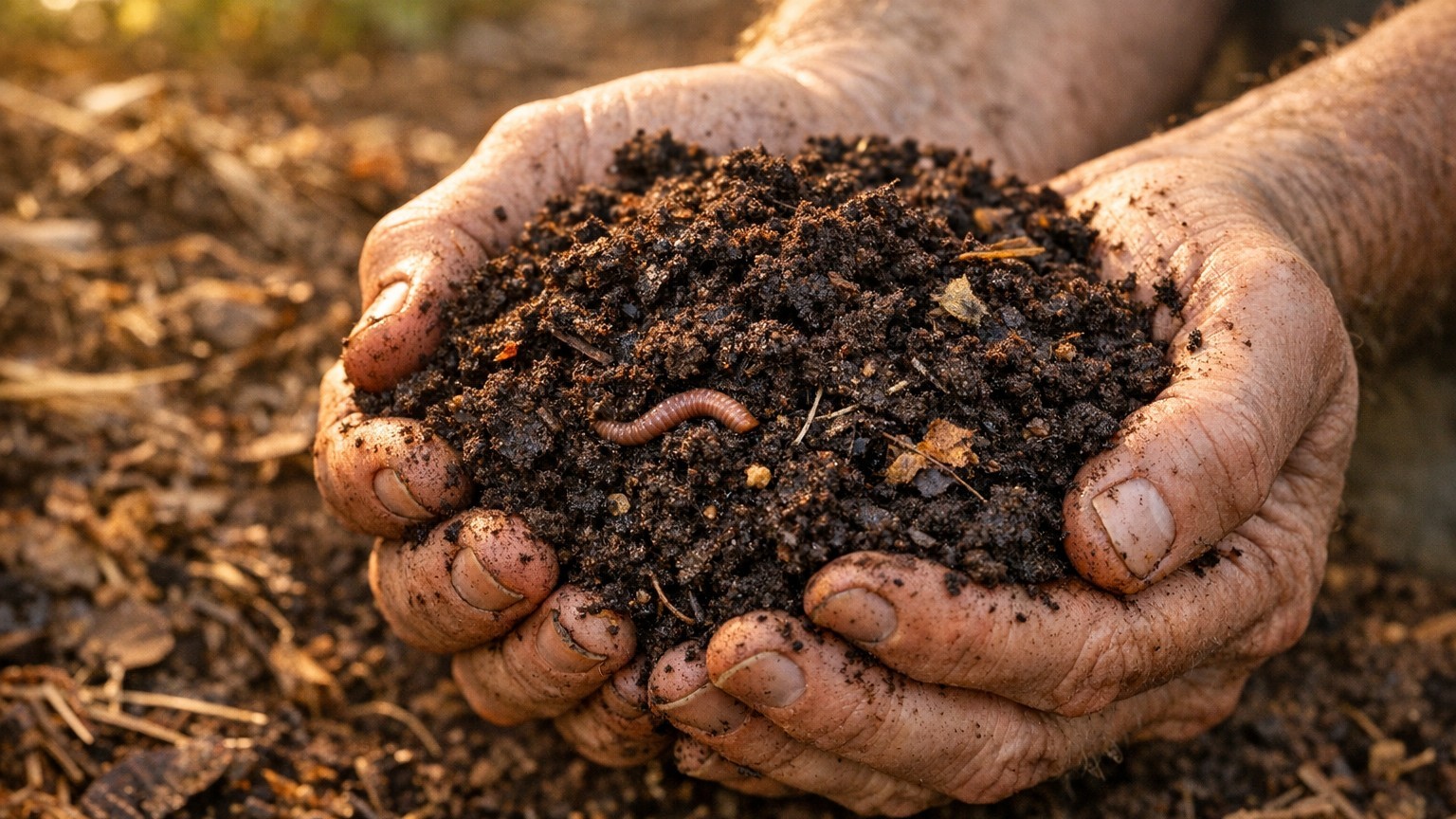Humus et paillage : comment le paillage organique nourrit un sol vivant
