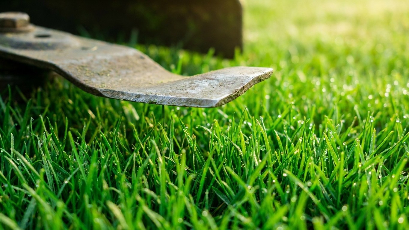 J'ai tondu ma pelouse bien ras en pleine canicule à 38°C : quand j'ai mesuré la hauteur de l'herbe, j'ai compris pourquoi ...