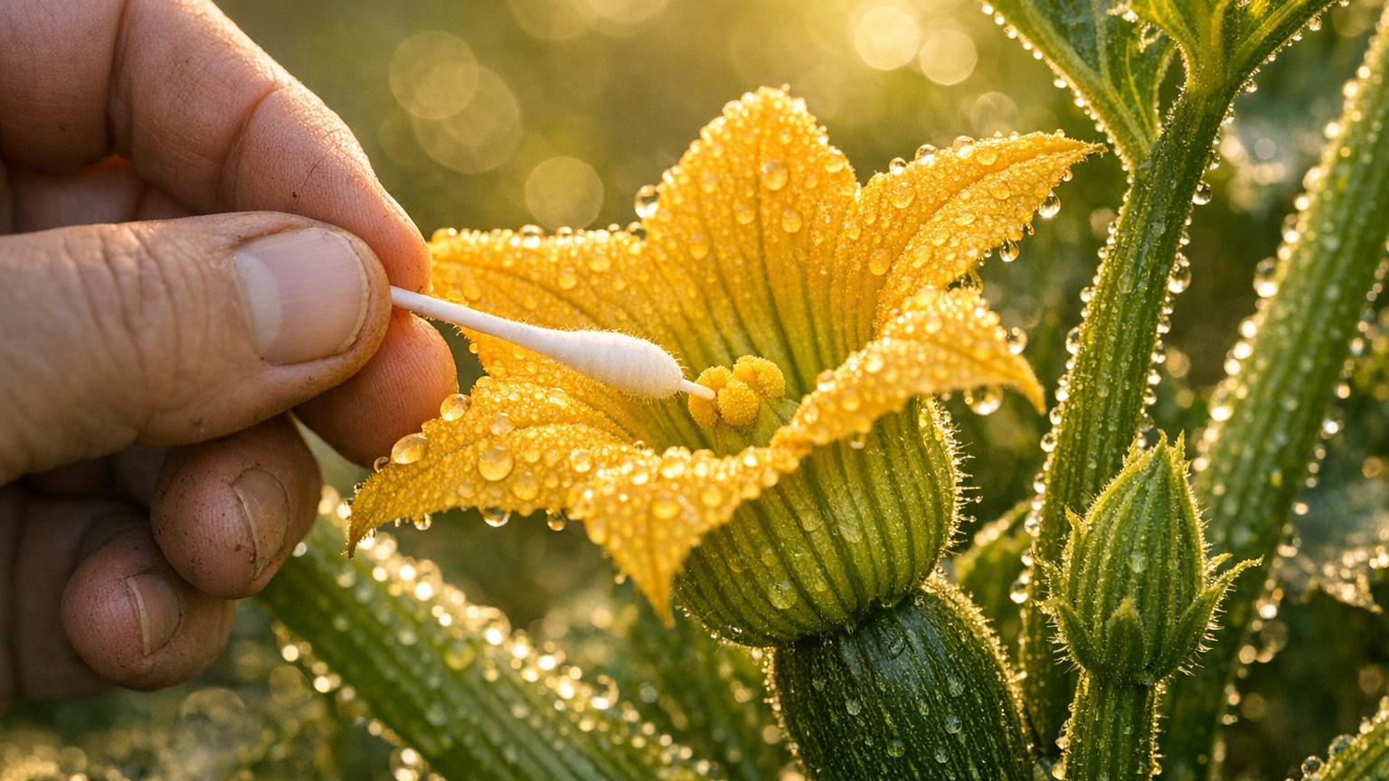 J'ai toujours laissé mes courgettes fleurir tranquillement en juin : quand un ancien m'a montré le geste du matin, j'ai co...