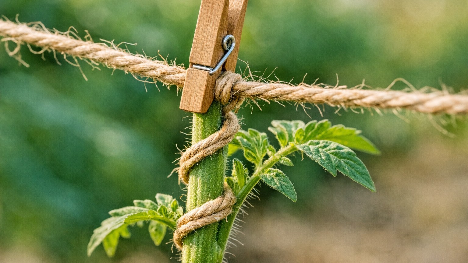 J'ai toujours laissé mes plants de tomates pousser librement : depuis que j'accroche une pince à linge sur chaque tige, je...