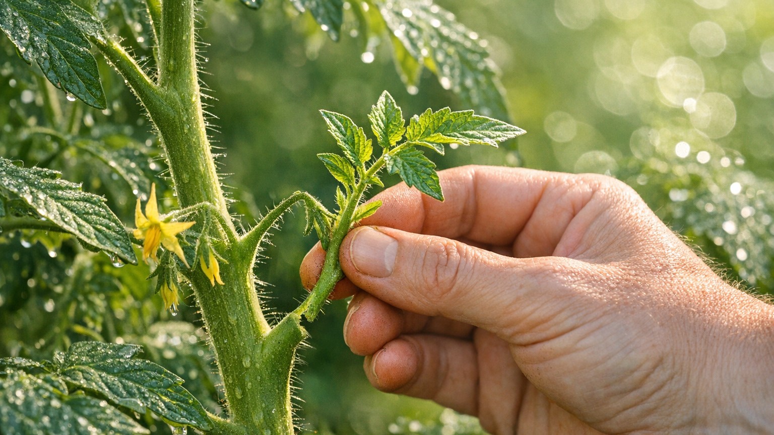 J'arrachais les gourmands de mes tomates et je les jetais : depuis qu'un ancien m'a montré quoi en faire, j'ai des plants ...