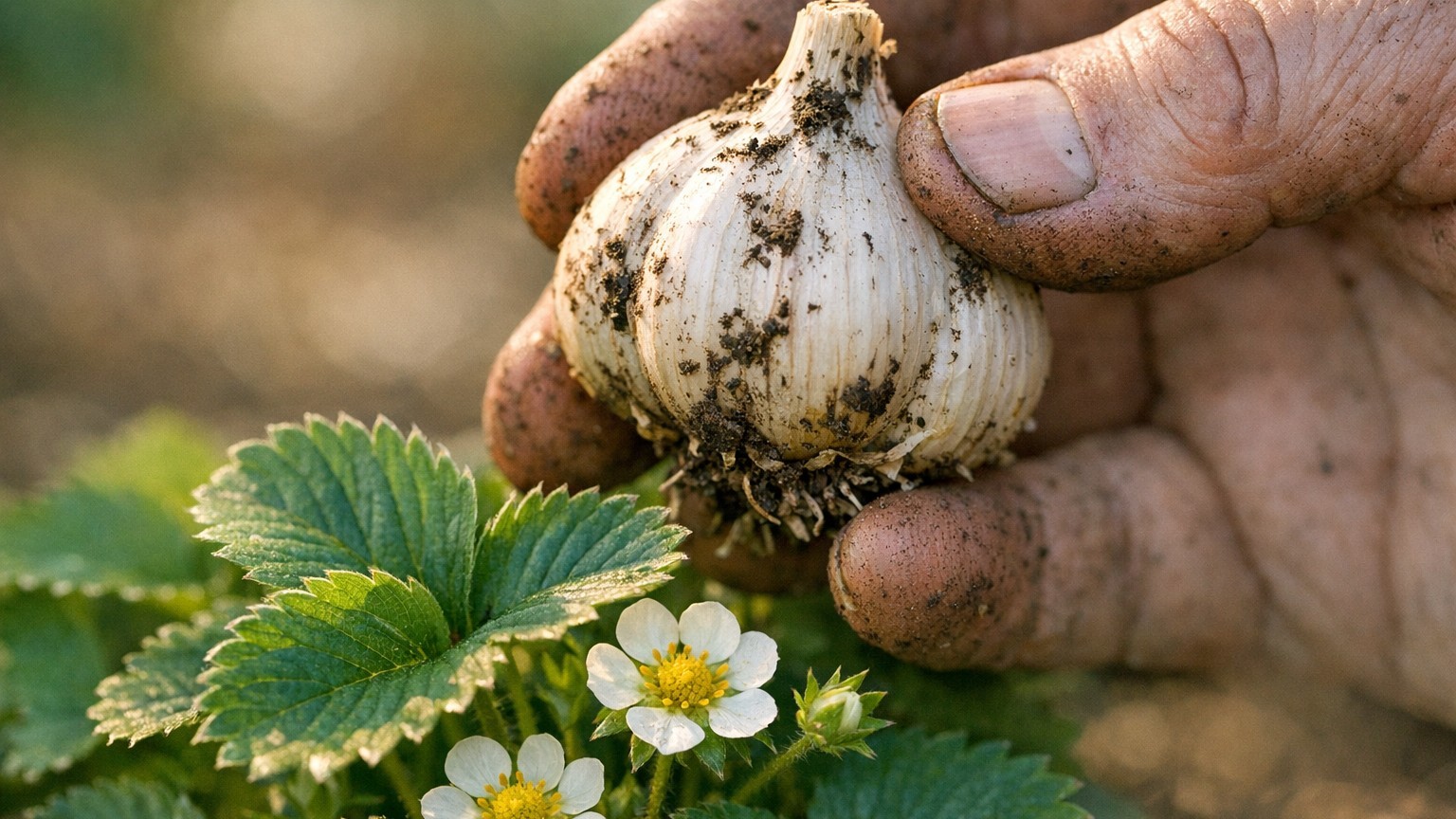 J'associais mes fraisiers à n'importe quoi depuis des années : le jour où un ancien m'a montré ce légume oublié à planter ...