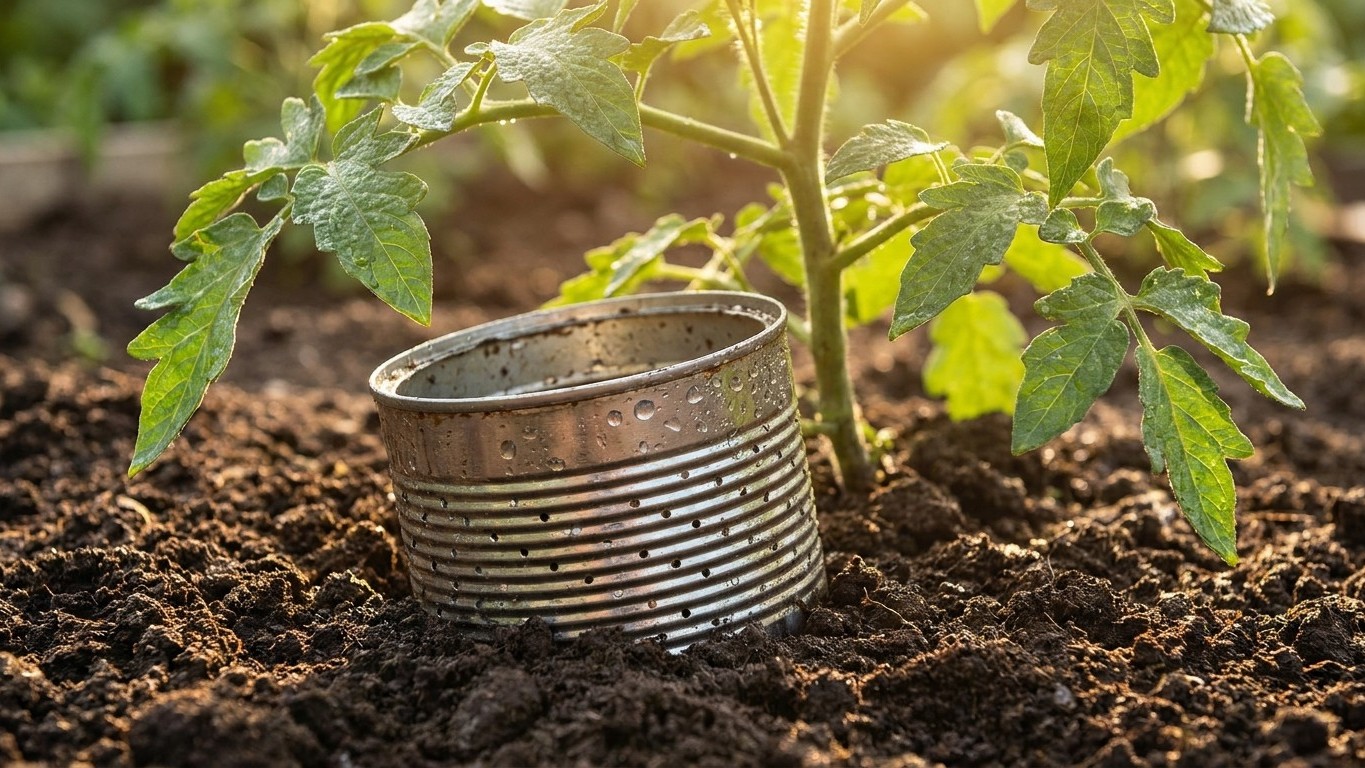 Les anciens enterraient toujours une boîte de conserve percée entre leurs légumes : 50 ans plus tard, les jardiniers redéc...