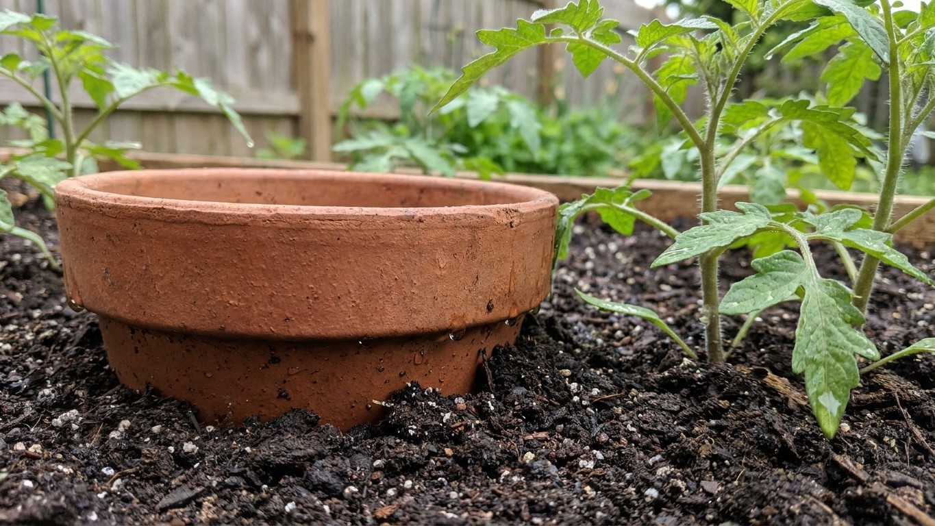 Les anciens enterraient un pot en terre cuite entre leurs plants et ce n'était pas un oubli : voilà ce qu'il fait aux racines