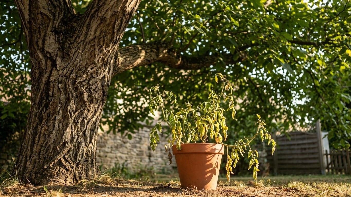 Mes tomates crevaient près du vieux noyer chaque été : le jour où un jardinier m’a parlé de ses racines, j’ai tout compris