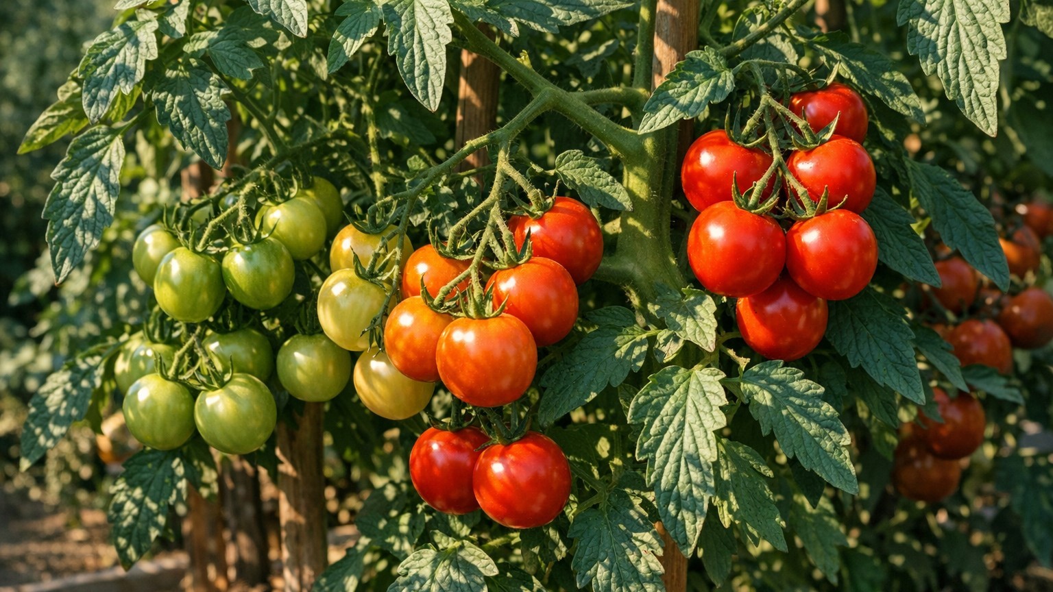 Mon voisin effeuille complètement ses pieds de tomates pour les faire mûrir plus vite et ce n'est pas une bonne idée