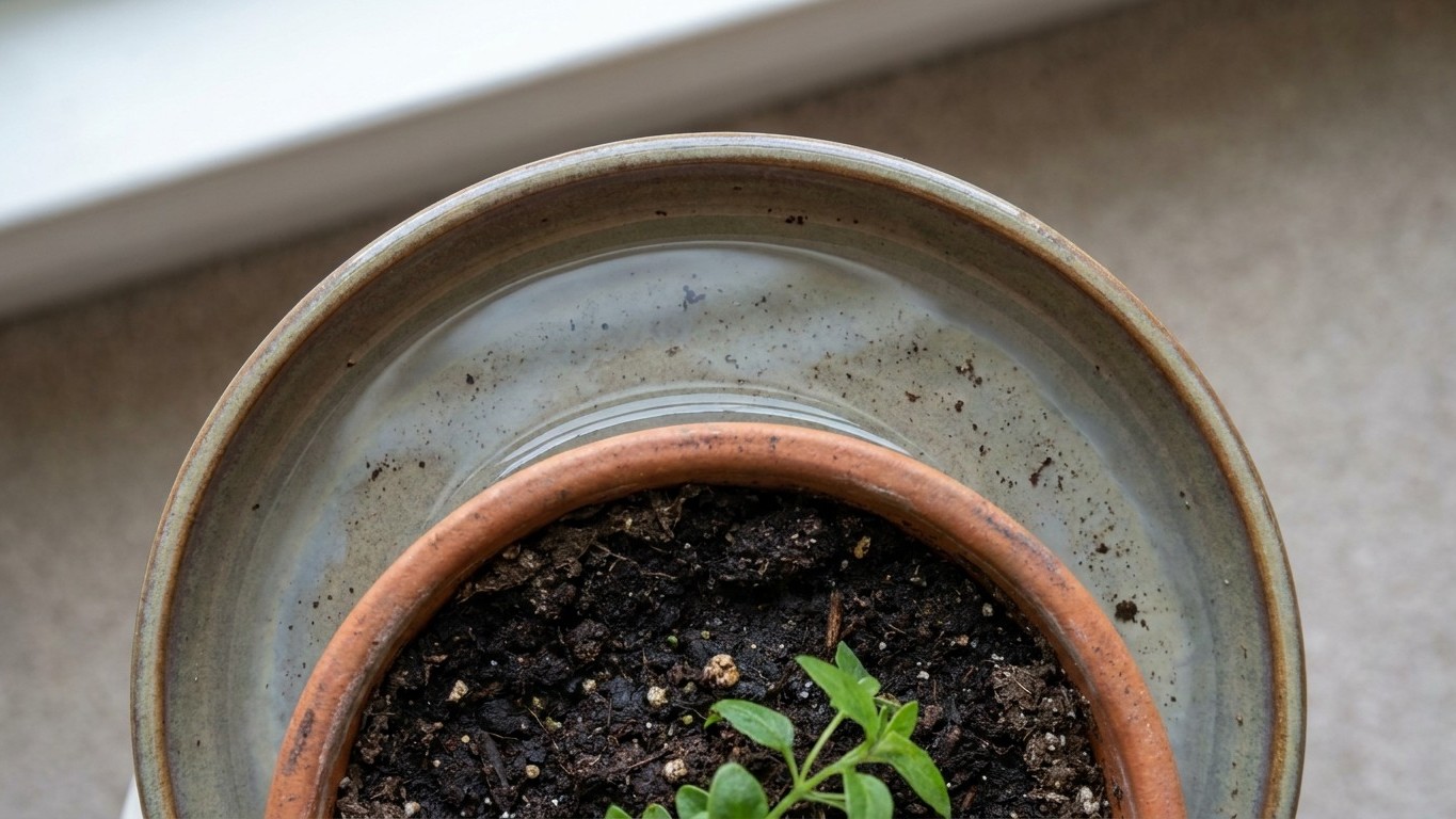 Mon voisin laisse toujours de l'eau dans les soucoupes sous ses pots et ce n'est pas par négligence : voici ce qui s'y pas...
