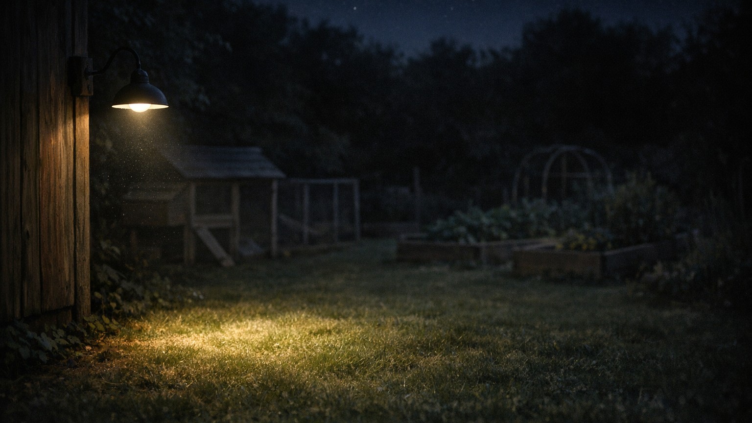 Mon voisin laisse une lumière allumée toute la nuit dans son jardin et ce n'est pas pour éclairer son allée
