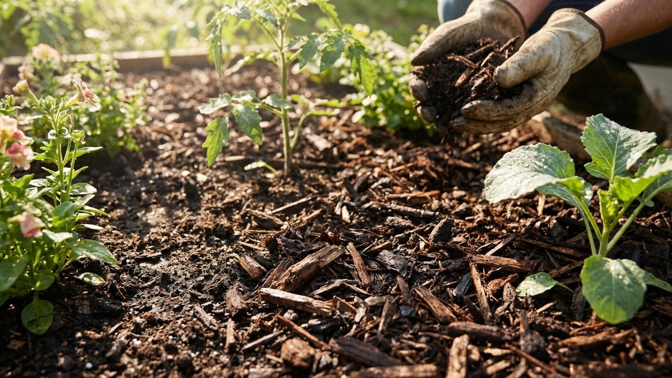 Le paillage du sol : avantages, épaisseur et moment idéal pour bien pailler