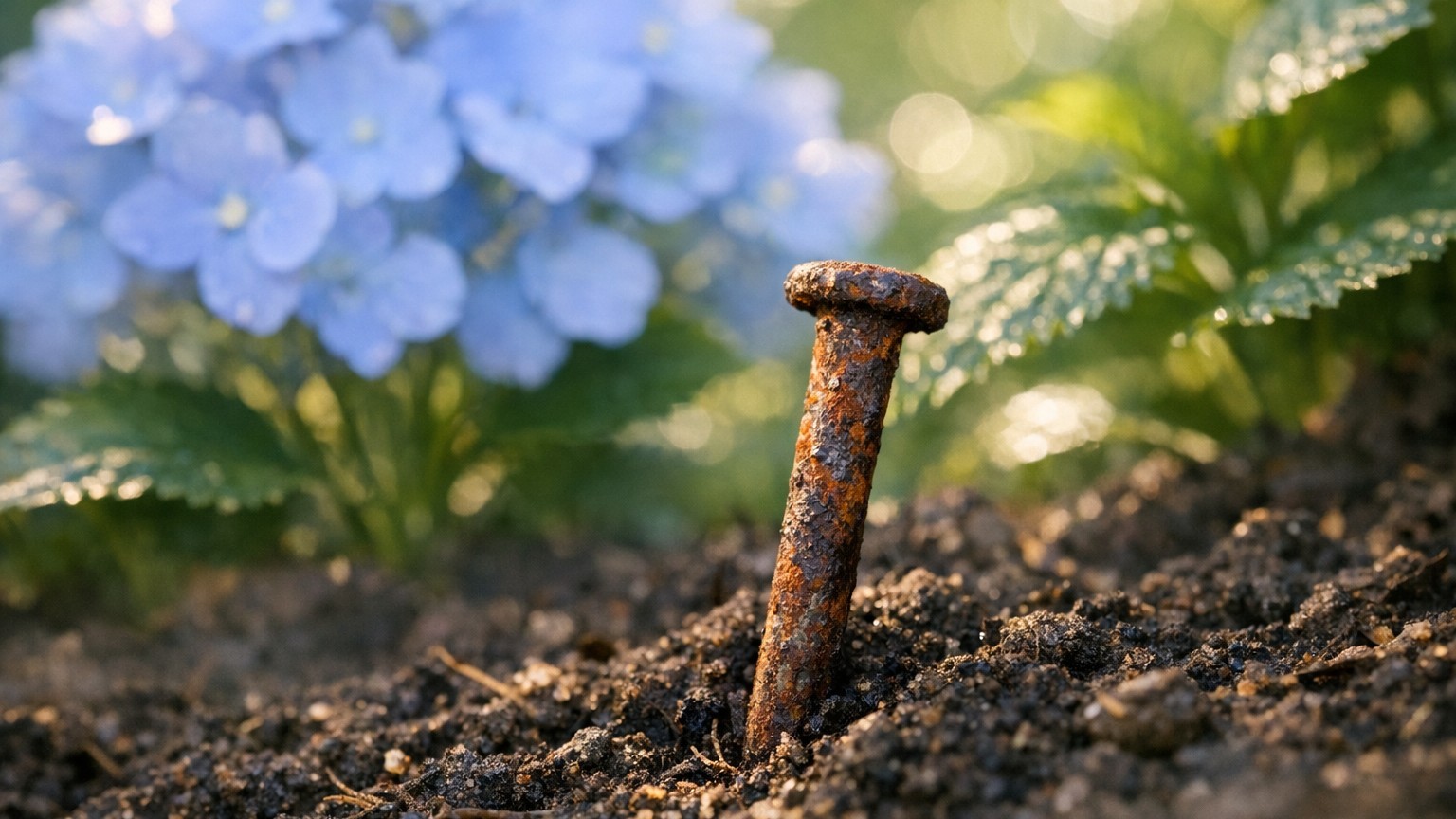 « Plante un clou rouillé au pied de tes hortensias » : depuis qu'un ancien m'a expliqué ce geste, je ne reconnais plus mes...