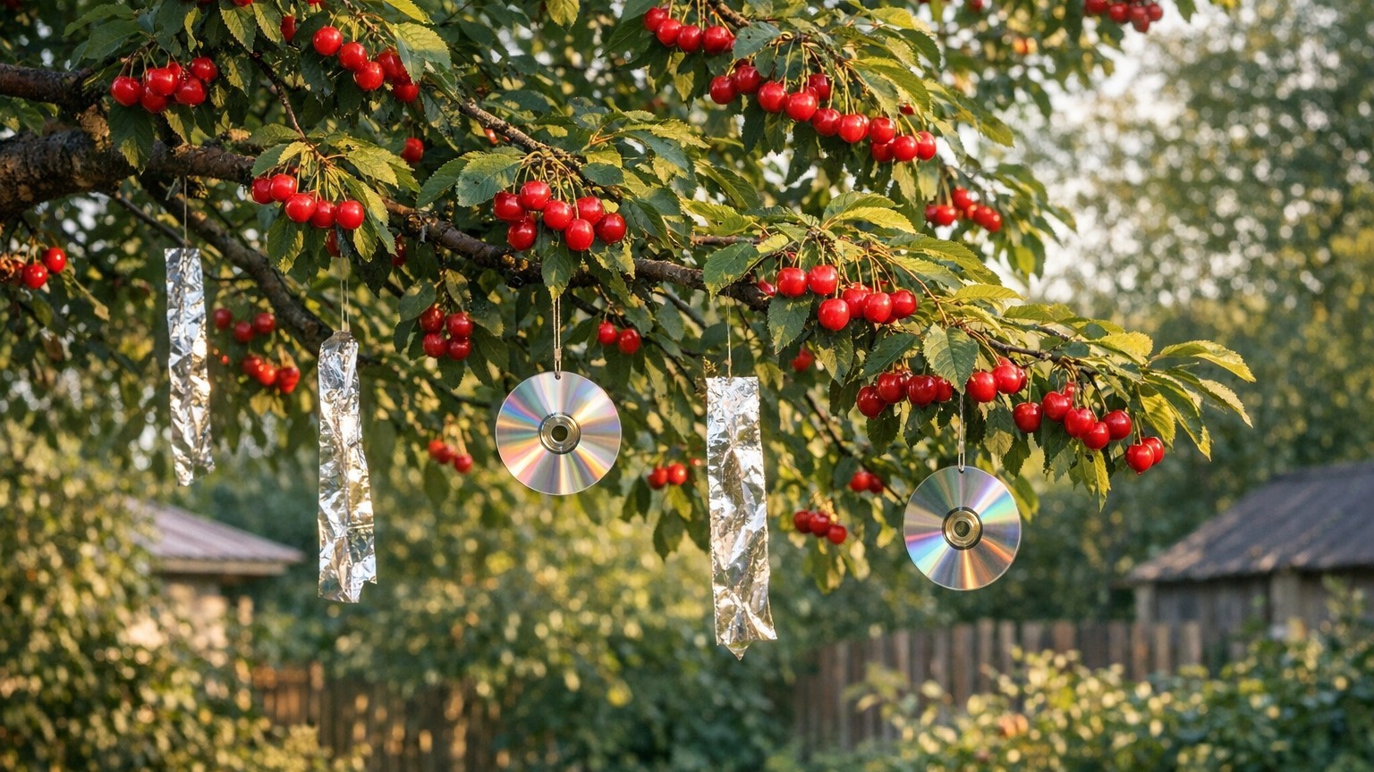 « Range ton filet, tu n'en auras plus besoin » : depuis qu'un ancien jardinier m'a montré son astuce, les oiseaux ne touch...