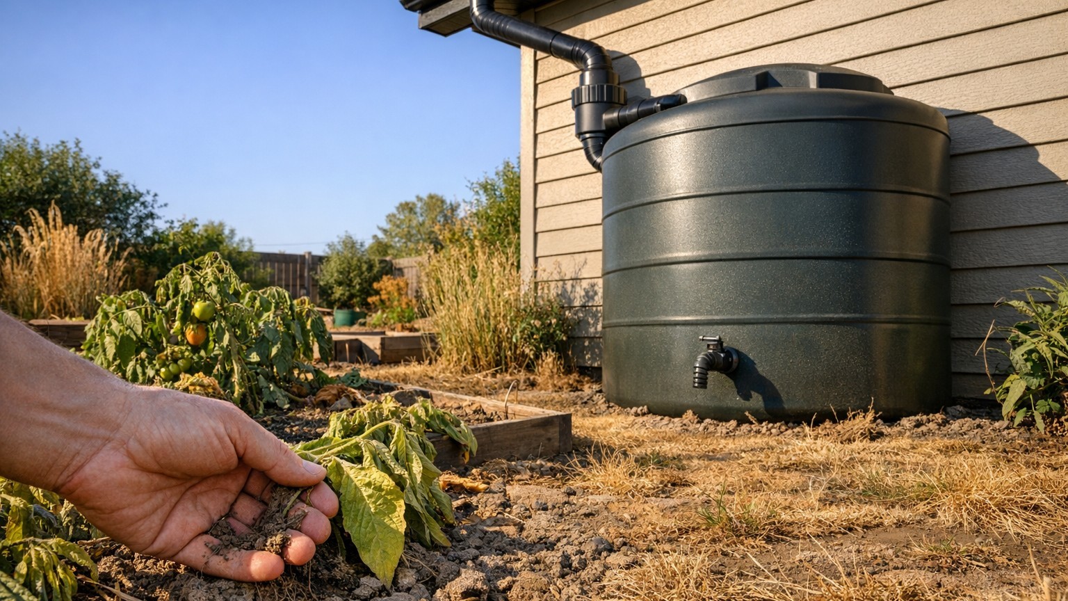 Récupération d'eau de pluie au jardin : solutions pratiques pour traverser la sécheresse