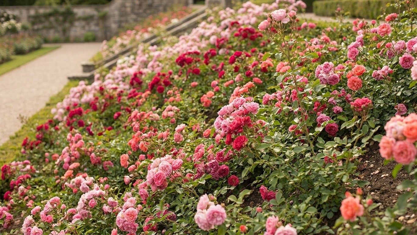 Rosiers couvre-sol : les meilleures variétés pour habiller talus et bordures