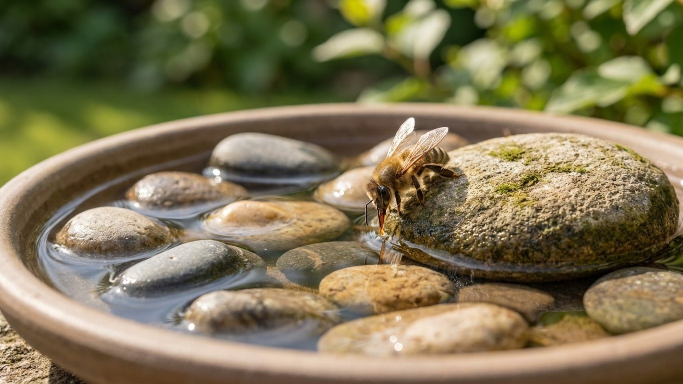 J'ai posé des coupelles d'eau pour les abeilles en pleine canicule juste pour les aider : quand j'ai vu ce qui flottait de...