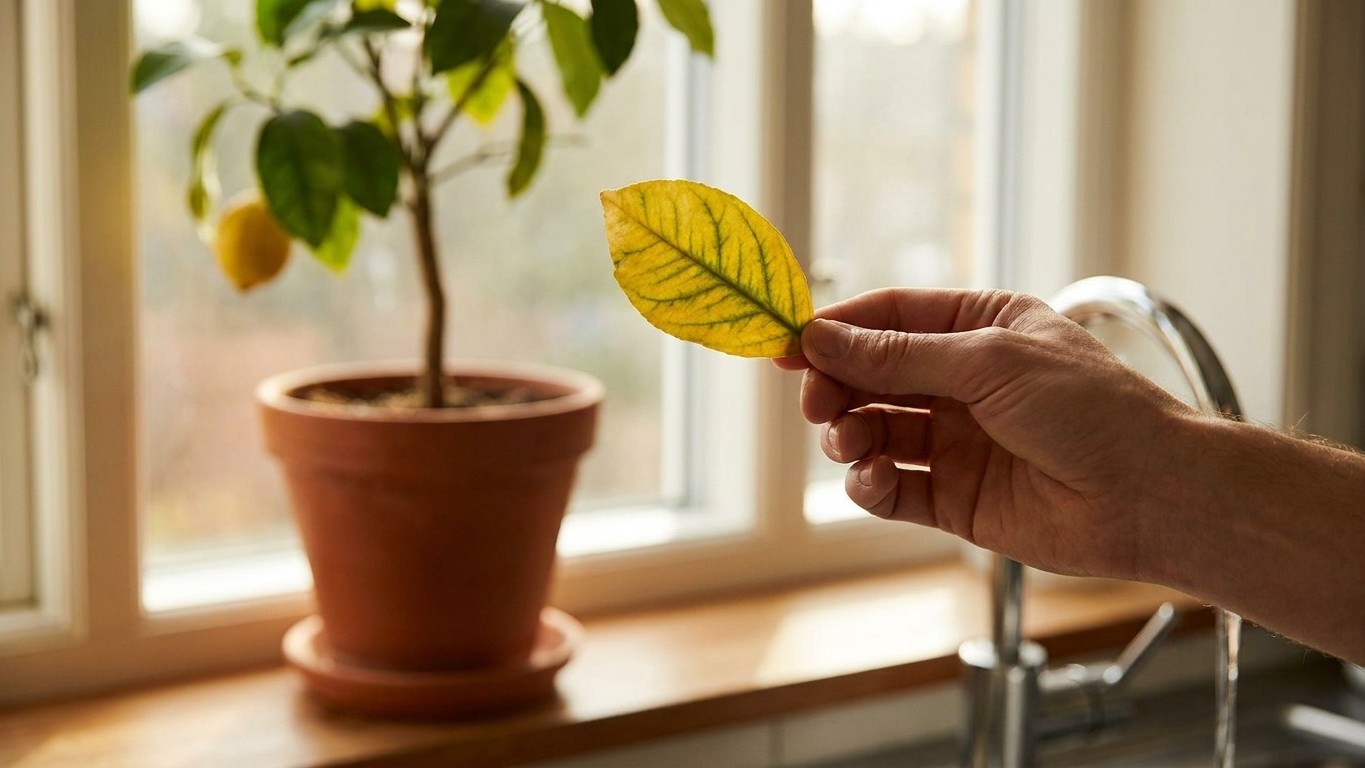 J'arrosais mon citronnier en pot tous les soirs de juillet pour sauver ses feuilles jaunies : le jour où un pépiniériste m...
