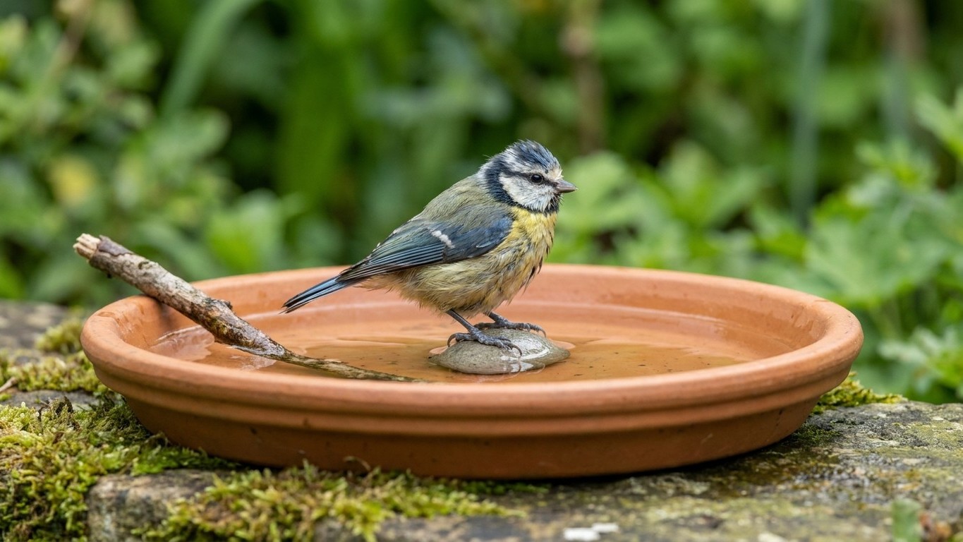 J’ai rempli ma coupelle d’eau sans rien mettre au fond : quand j’y ai retrouvé une jeune mésange, j’ai compris ce que les ...