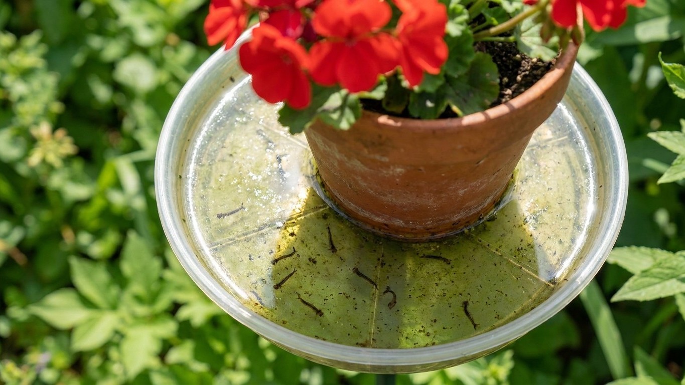 « Je laissais mes soucoupes pleines d'eau tout l'été » : le jour où je les ai soulevées en juillet, j'ai compris ce qui s'...