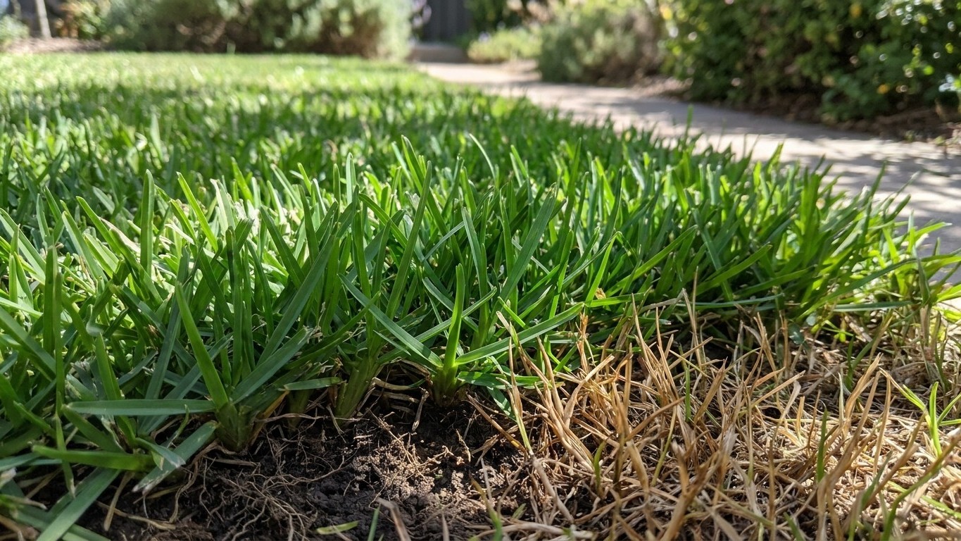 « Je pensais qu'une pelouse rase souffrait moins » : pourquoi la coupe haute à 8 cm est la seule qui sauve le gazon en jui...