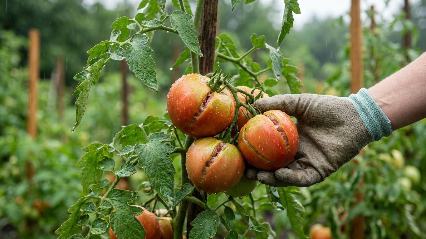 « Je pensais que la pluie leur ferait du bien » : pourquoi mes tomates presque mûres se sont toutes fendues après les orag...