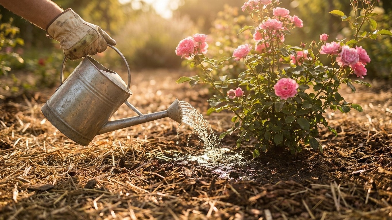 Mon voisin n'arrose jamais ses plantes en plein soleil l'été et ce n'est pas par négligence