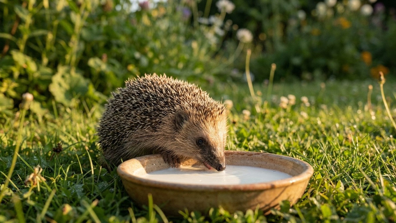 Tout le monde pose une coupelle de lait pour les hérissons en été : chez les soigneurs animaliers, c'est justement ce qui ...