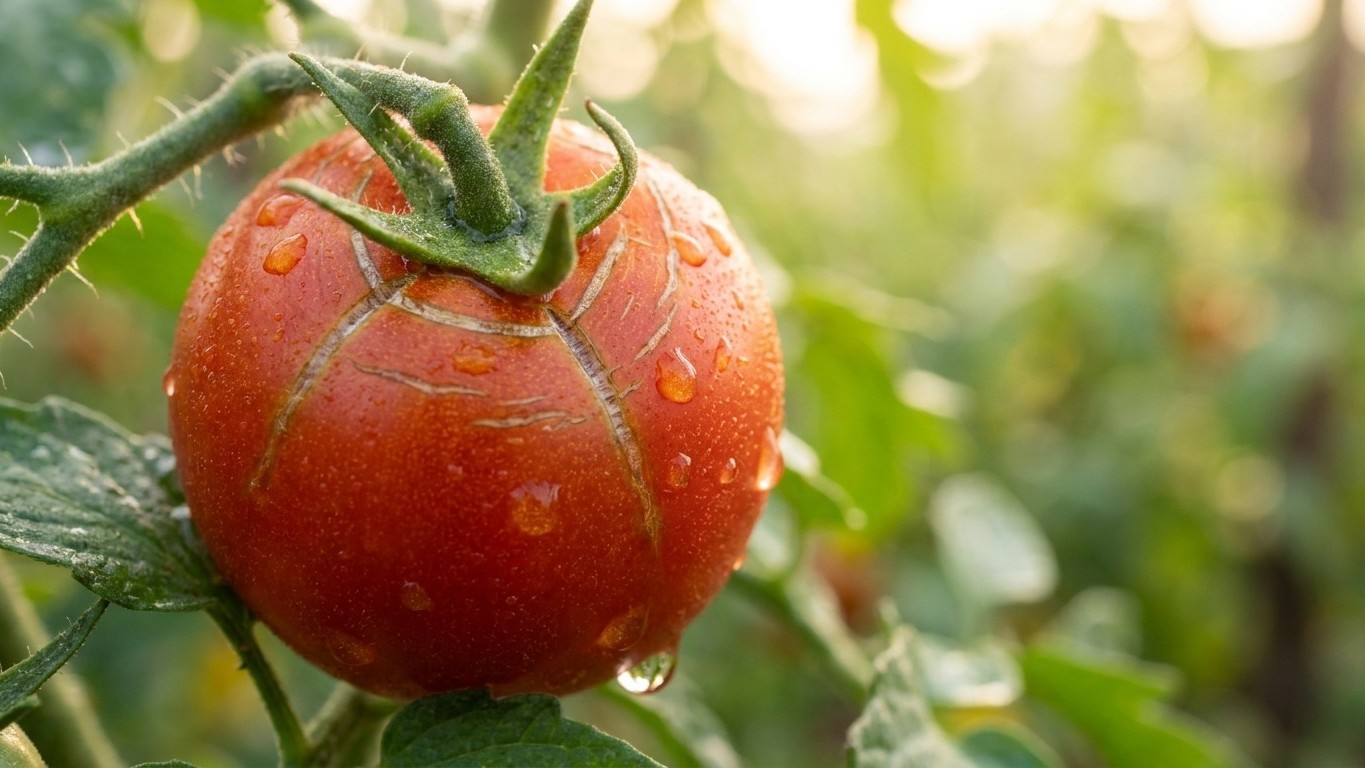 J'ai arrêté d'arroser mes tomates dès que l'orage a été annoncé fin août : le lendemain matin, la peau des cerises m'a mon...