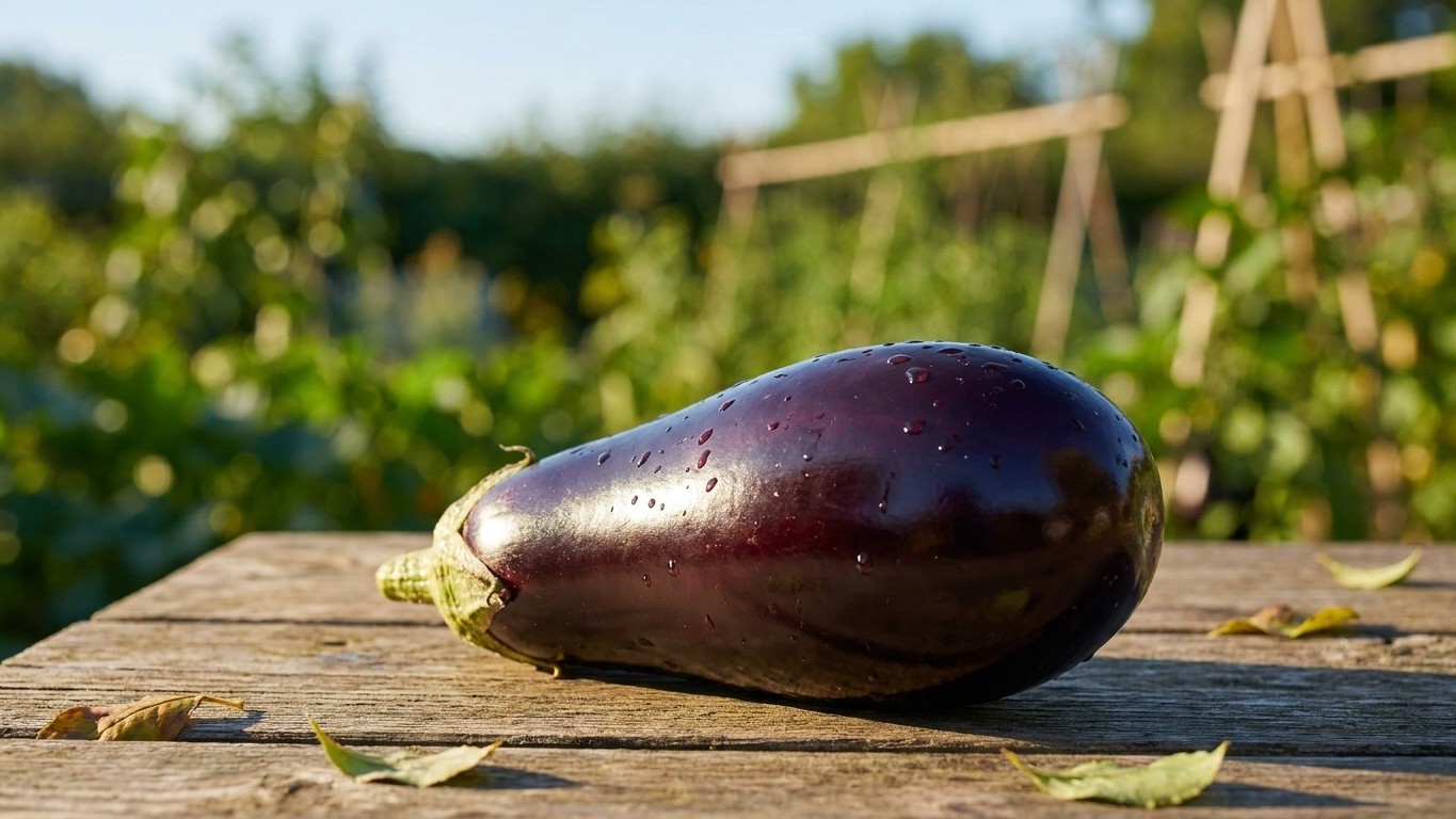 J'ai laissé mes aubergines grossir jusqu'à la fin août pour avoir de plus gros fruits : à la première poêlée, j'ai compris...