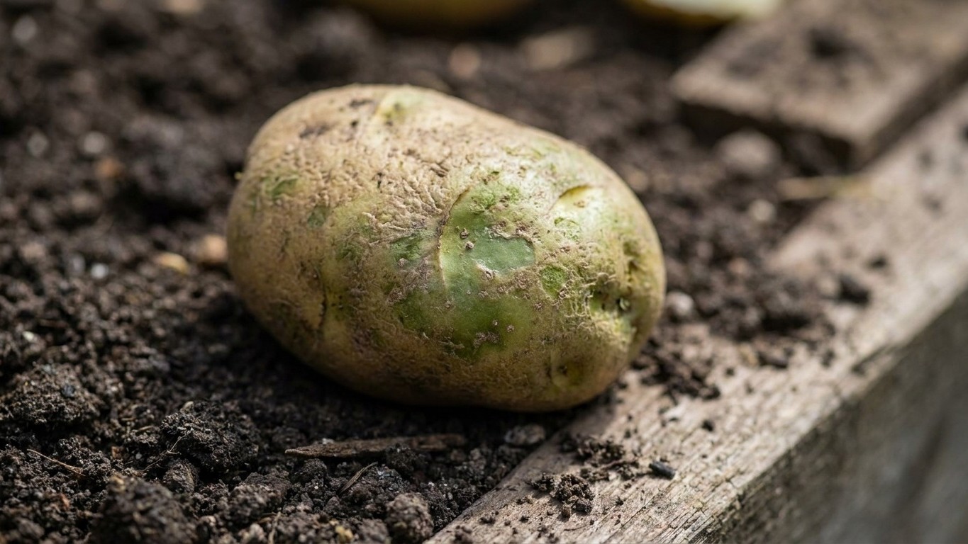 J'ai laissé mes pommes de terre sécher au soleil après l'arrachage d'août : trois jours plus tard, la peau avait pris une ...