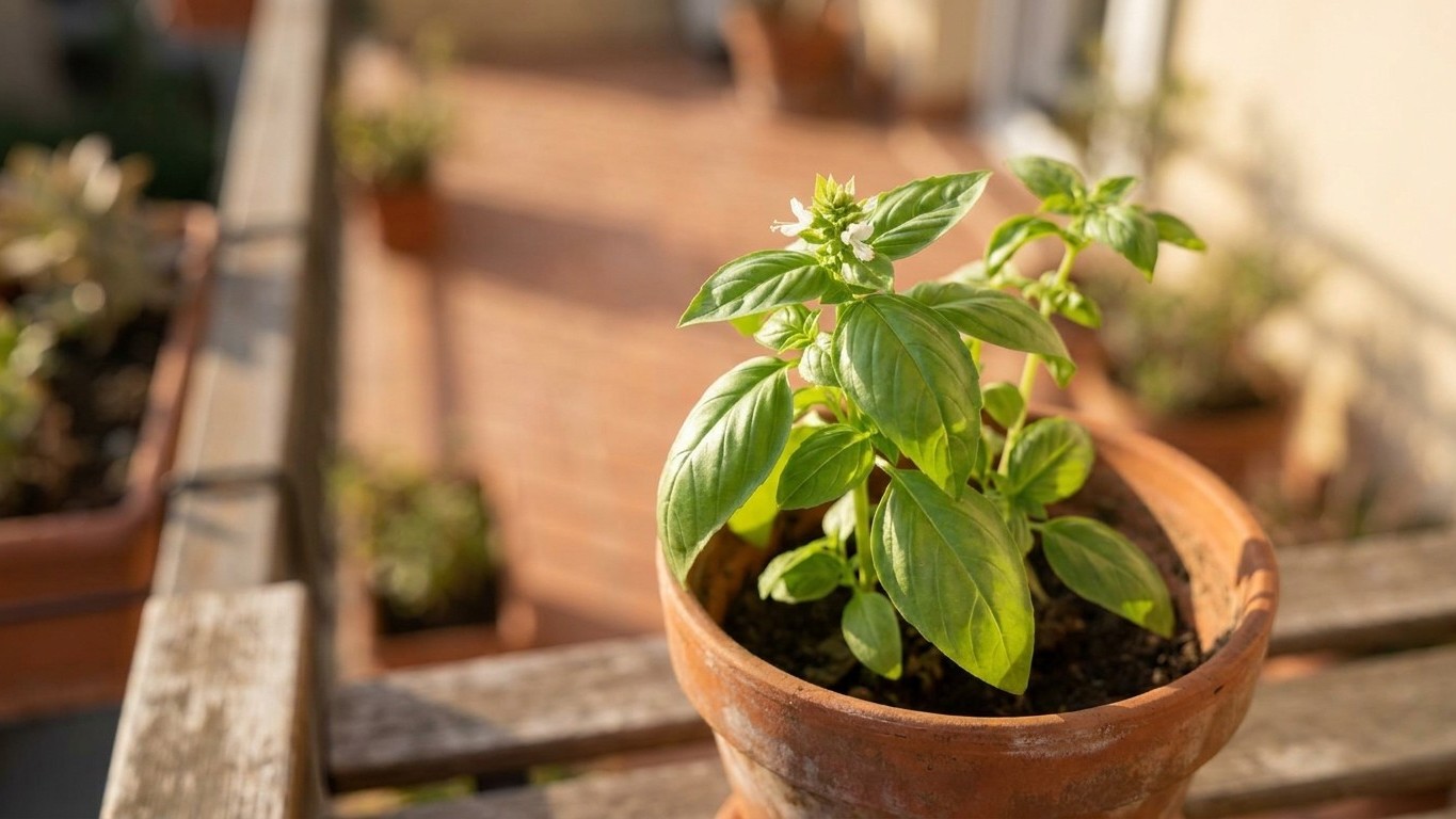 J'ai laissé mon basilic fleurir en août juste pour la jolie floraison : au premier pesto, j'ai compris ce que ces hampes a...