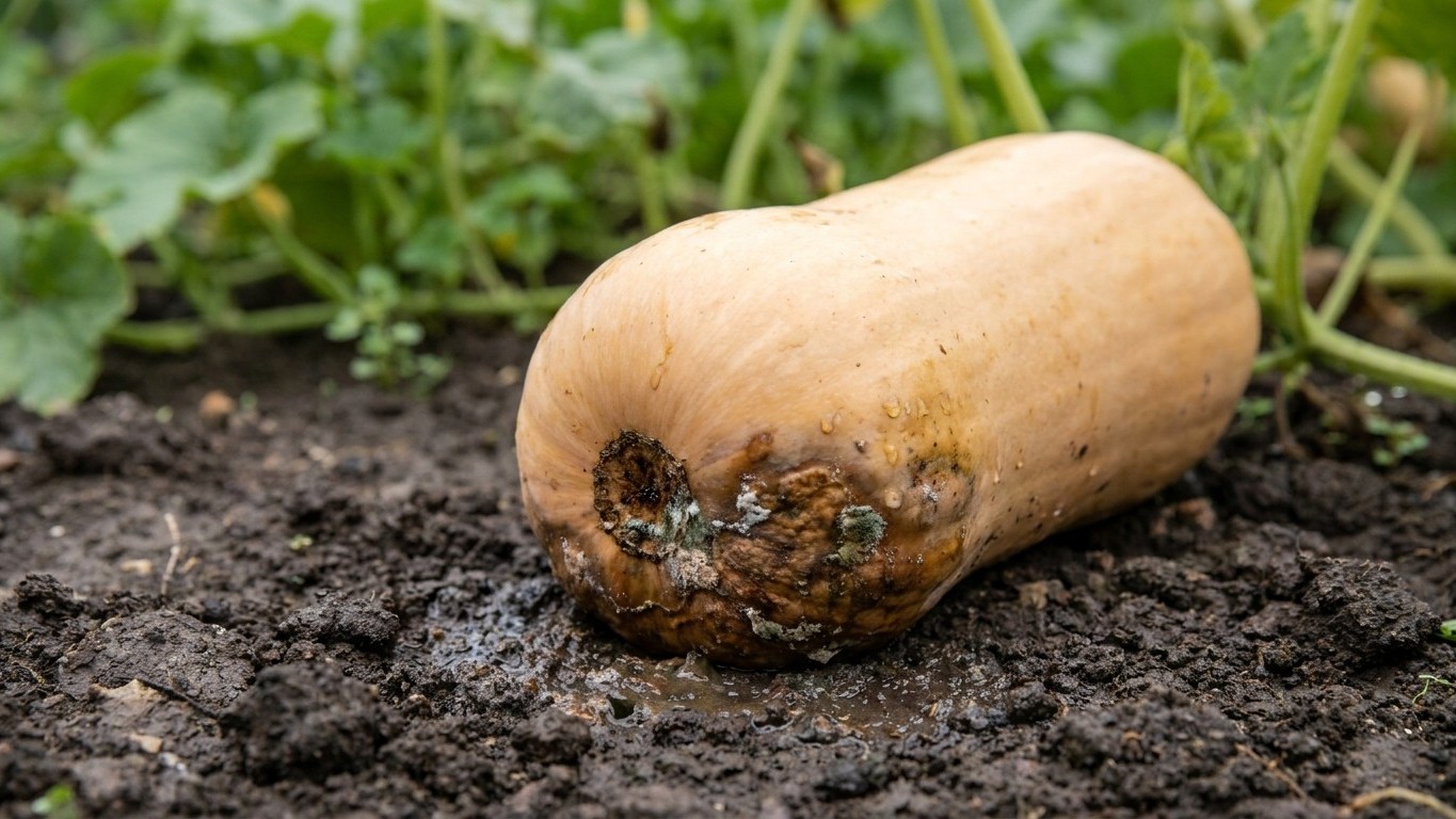J’ai laissé mes courges musquées à même la terre jusqu’à la récolte juste pour qu’elles mûrissent : le jour où j’ai retour...
