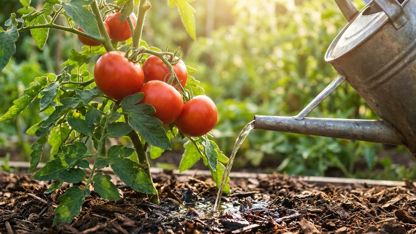 « Je n’achète plus une seule poignée de calcium pour mes tomates » : ce geste d’arrosage fait disparaître le cul noir en 1...