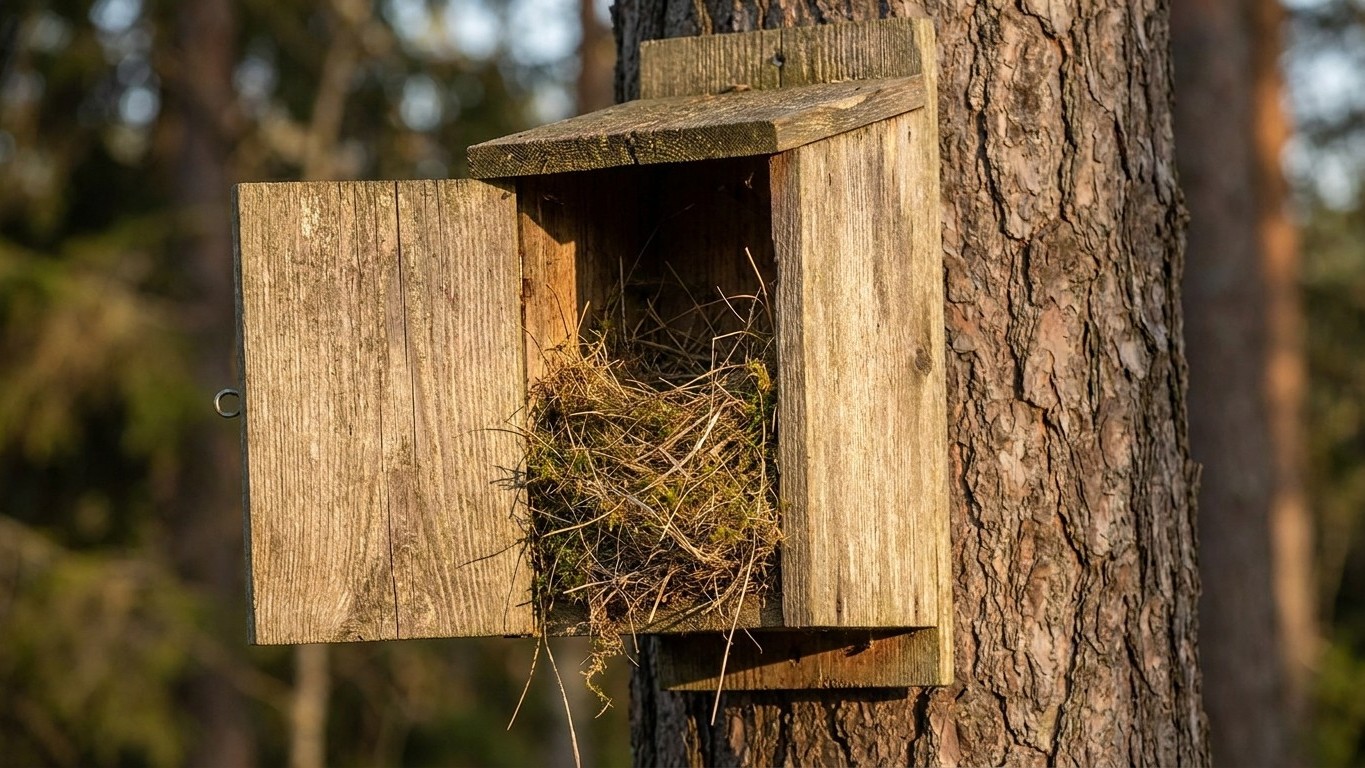 Mon voisin décroche son nichoir à mésanges dès la fin de l'été et ce n'est pas pour le protéger de l'hiver