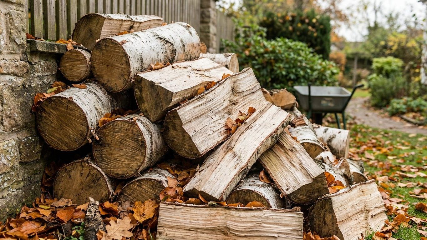 Bois de chauffage bouleau : temps de séchage et pouvoir calorifique
