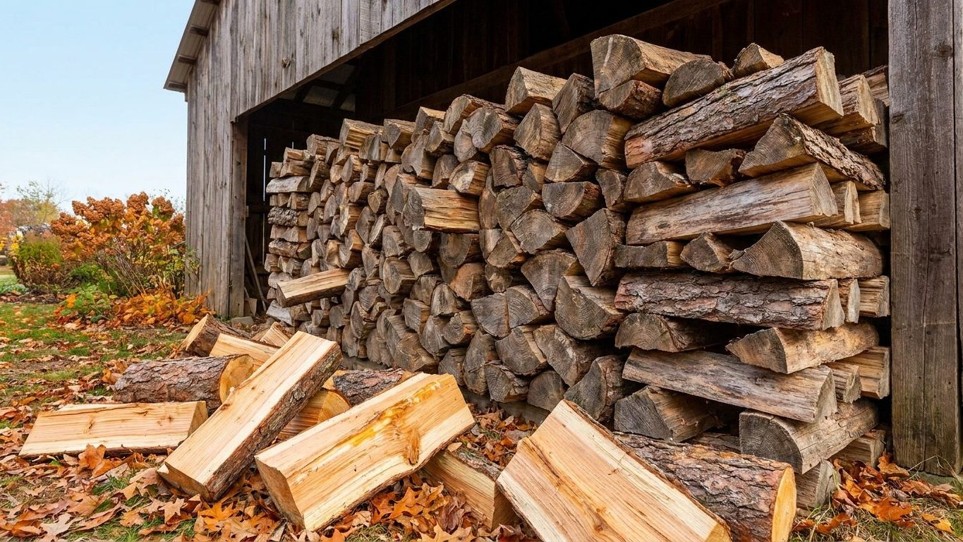 Bois de chauffage pin : temps de séchage et pouvoir calorifique