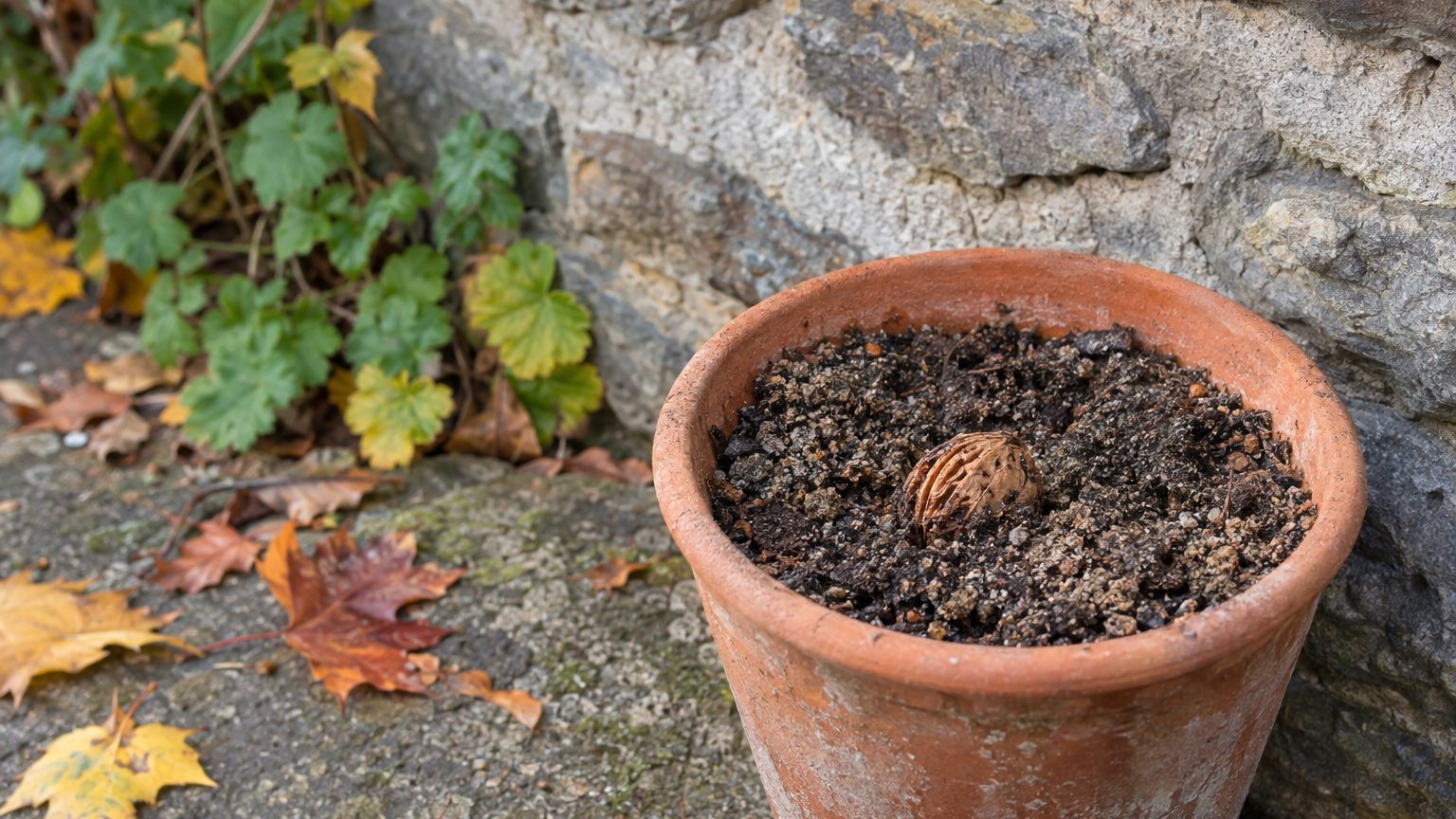 J'ai gardé le noyau de ma plus belle pêche tout l'hiver dans le tiroir de la cuisine : au printemps, en voyant mon pot res...