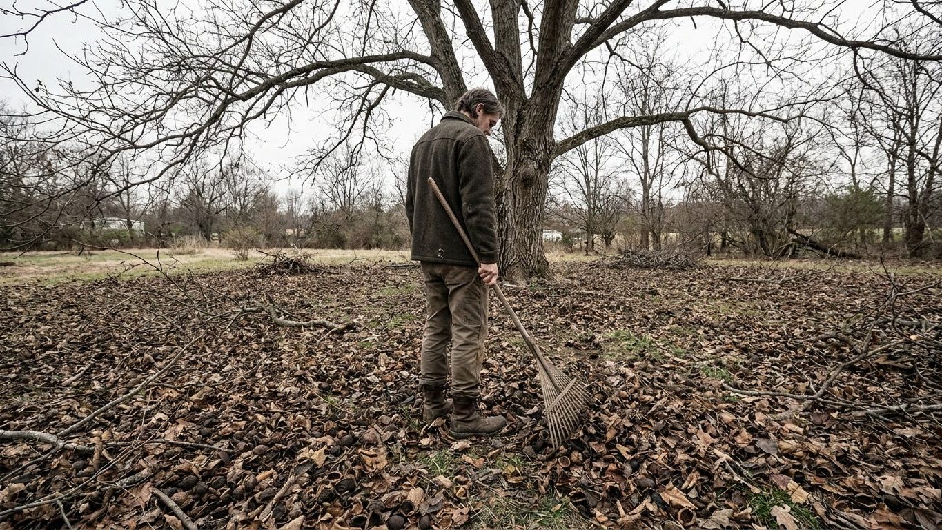 « Je pensais faire propre sous le noyer » : pourquoi ramasser la dernière noix d'octobre se paie au printemps suivant
