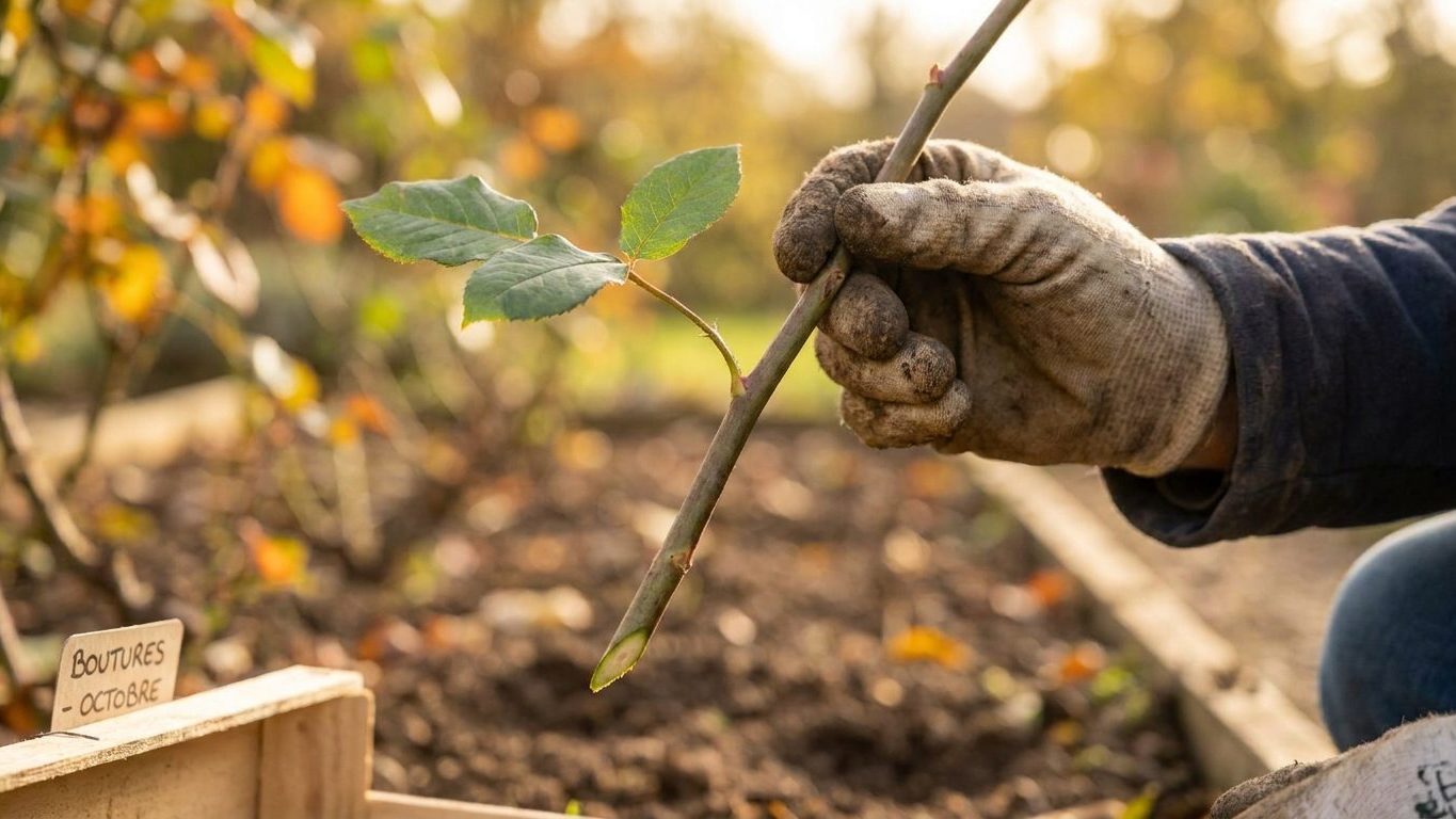 Les anciens ne bouturaient jamais leurs rosiers avec n'importe quelle tige : ils savaient ce que le sol de septembre faisa...