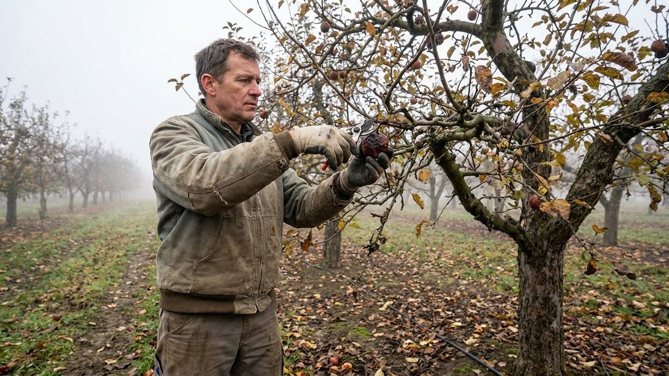 Les arboriculteurs ne laissent jamais une seule pomme ratatinée sur les branches en octobre : ce qu'elle abrite jusqu'à la...