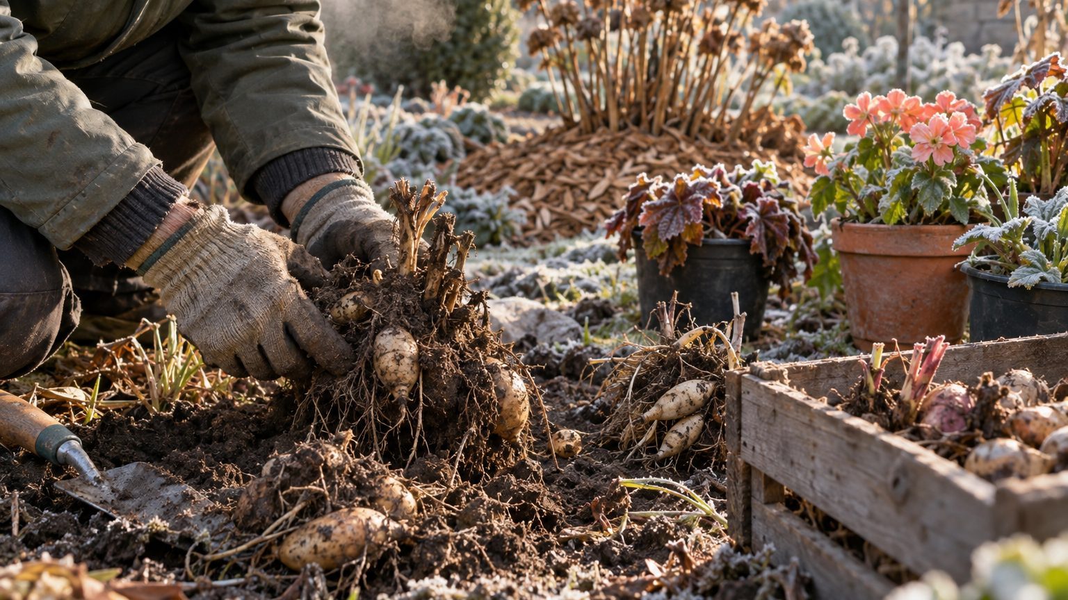 Protéger fleurs annuelles et vivaces du gel : voile, paillage et erreurs à éviter