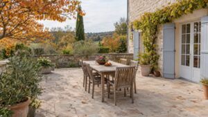 Aménager une terrasse de 40 m² : plan, sol, ombre et budget