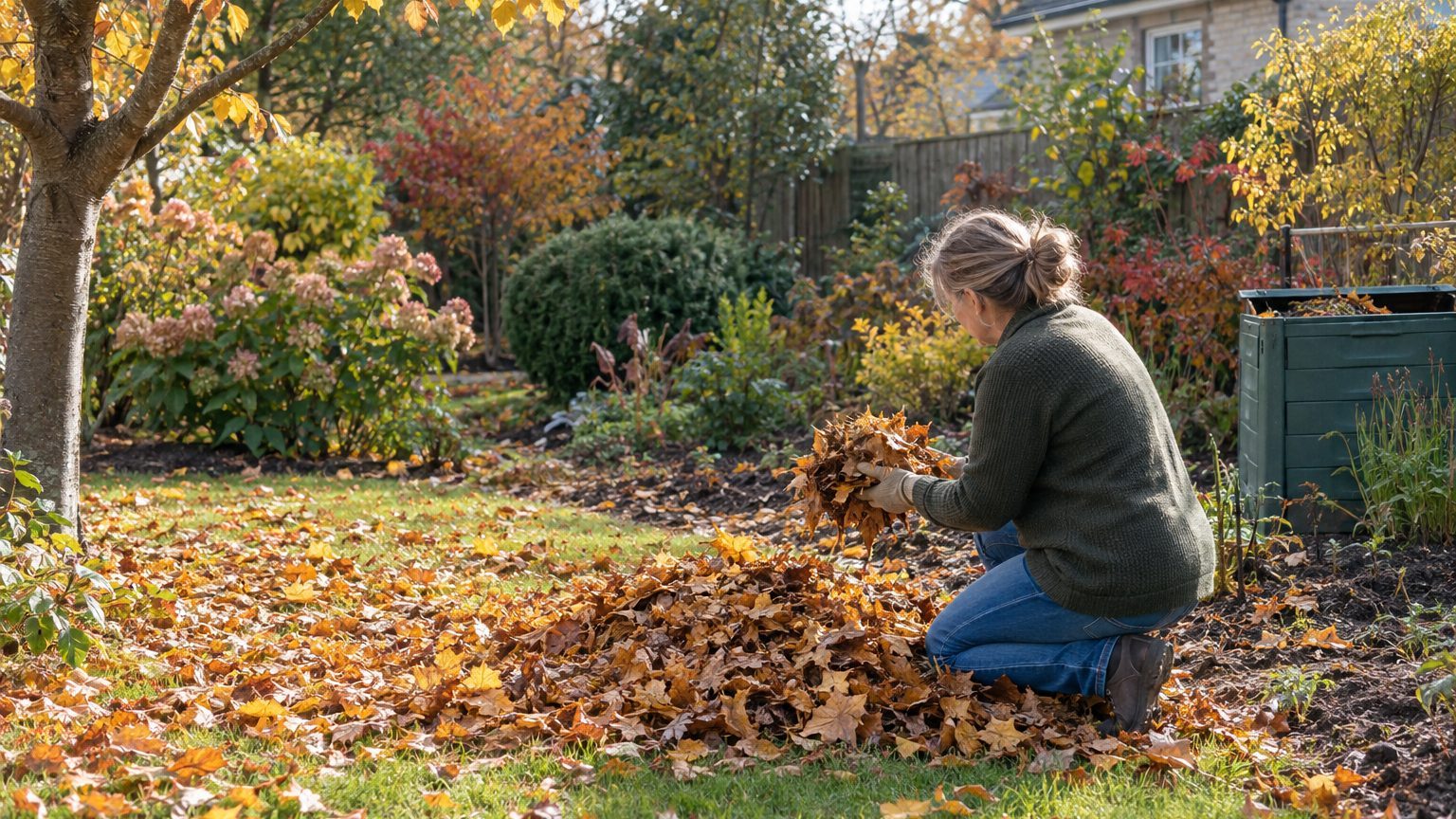 Brûler les feuilles mortes au jardin : est-ce interdit, quelle amende, et que faire à la place
